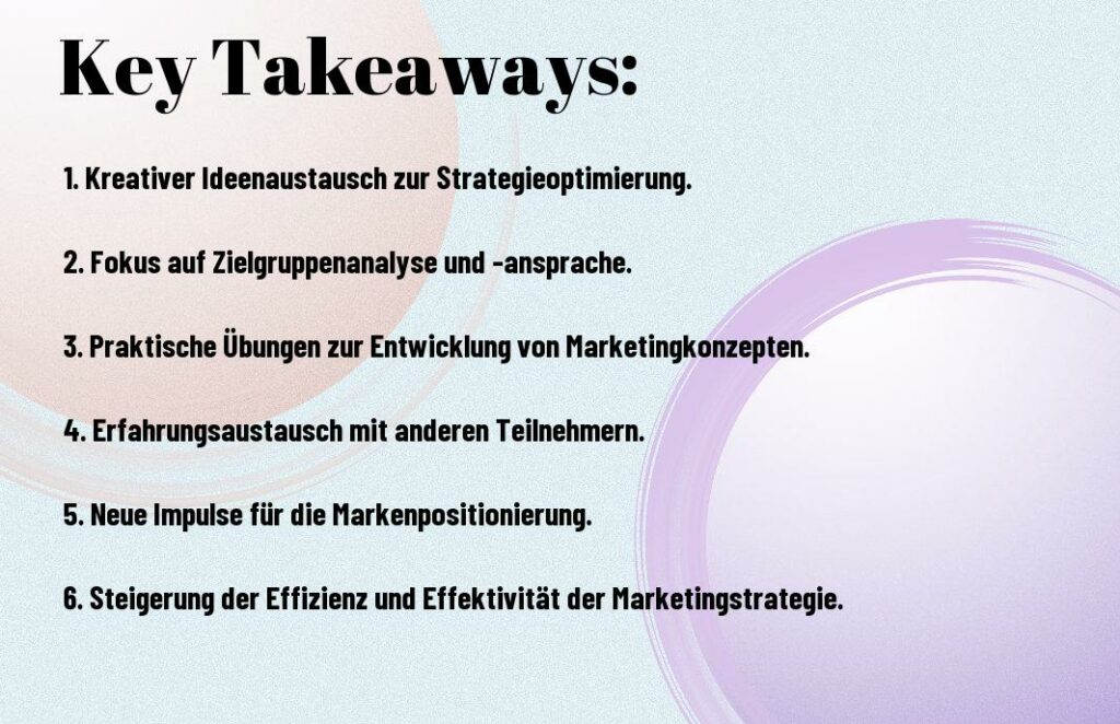 Wie Kann Ein Marketingworkshop Ihre Strategie Verbessern?